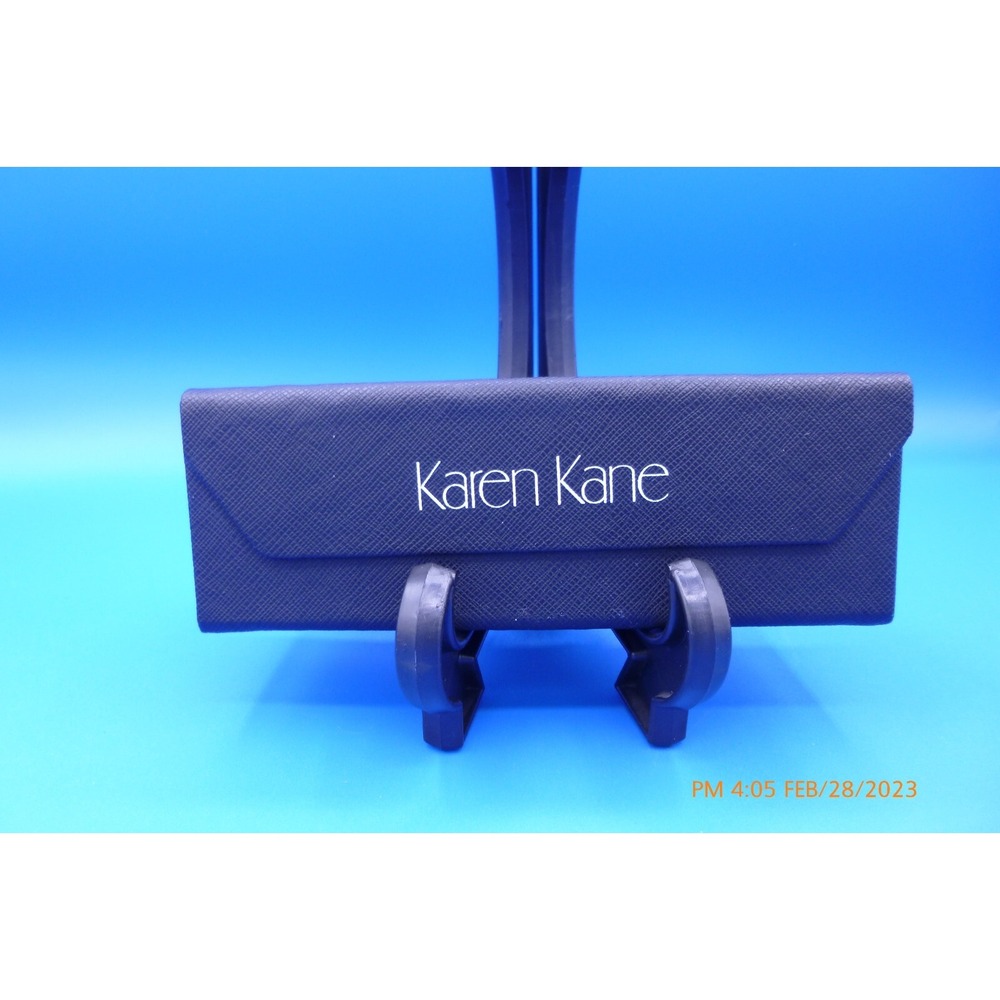 Karen Kane Triangular Black Sunglasses Glasses Case Only